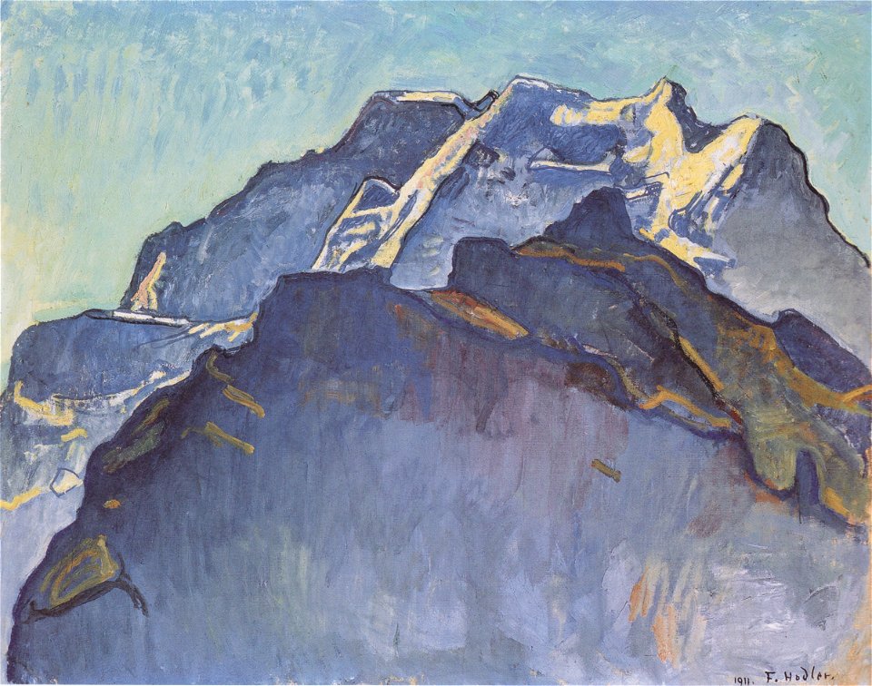 Hodler - Jungfrauenmassiv und Schwarzmönch - 1911