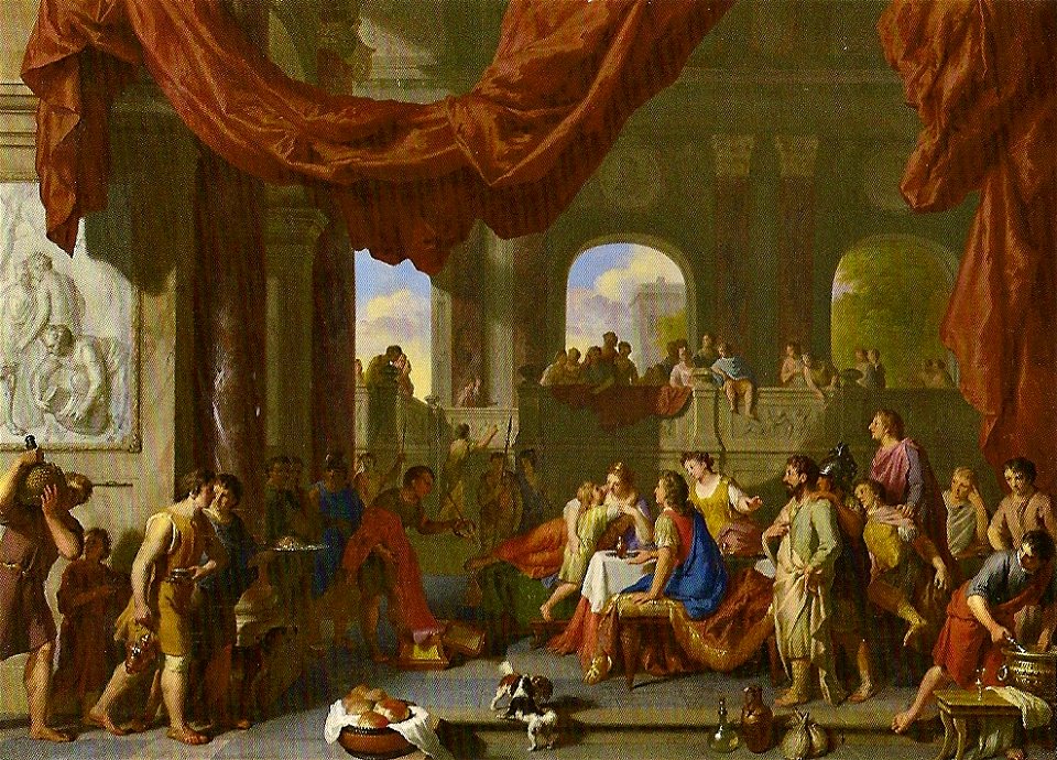 Hoet, Gerard I — Aenas und Ascanius beim Festmahl der Dido