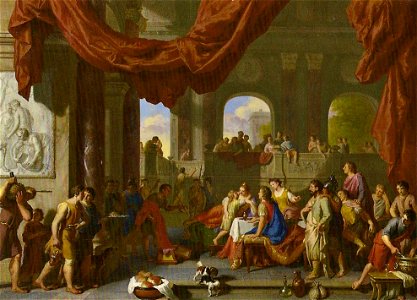 Hoet, Gerard I — Aenas und Ascanius beim Festmahl der Dido