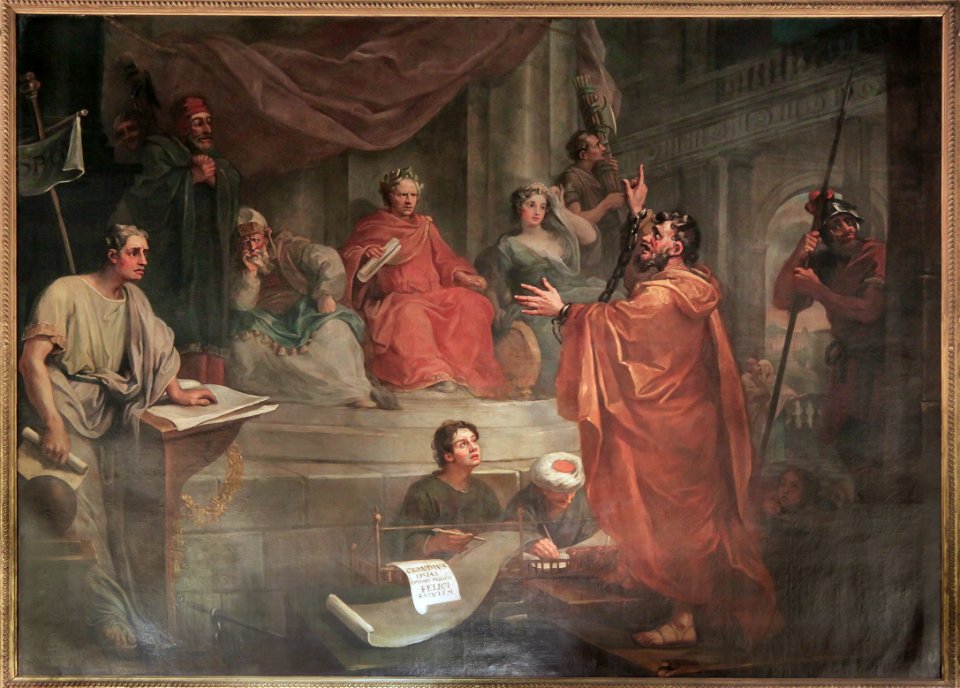 Hogarth - Paul Before Felix, 1747-1751