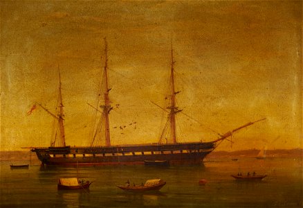 HMS Shannon 1860 NMM NMMG BHC3635. Free illustration for personal and commercial use.