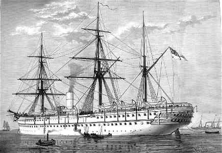 HMS Serapis equipped for voyage of the Prince of Wales P1671875328