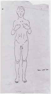 Hodler - Figurenstudie zum Blick ins Unendliche III - 1906