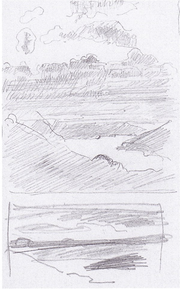 Hodler - Thunersee vom Weg zur Schynigen Platte aus - 1908