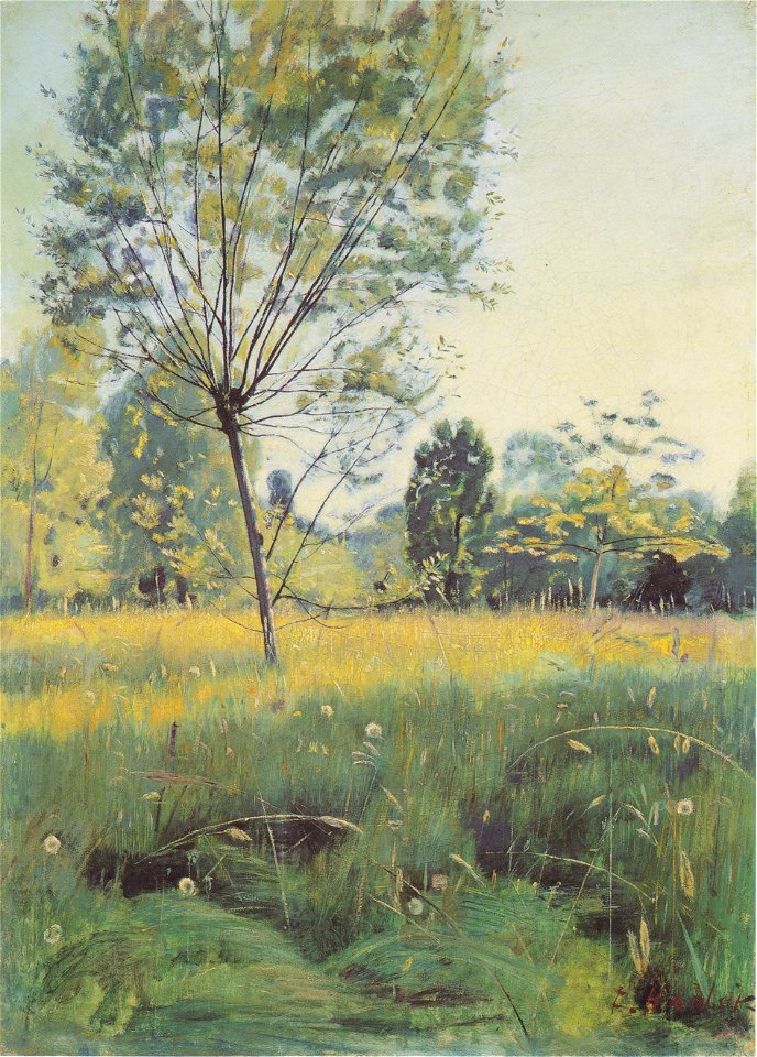 Hodler - Die goldene Aue - 1890
