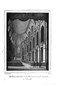 Hofkiche Dresden um1840