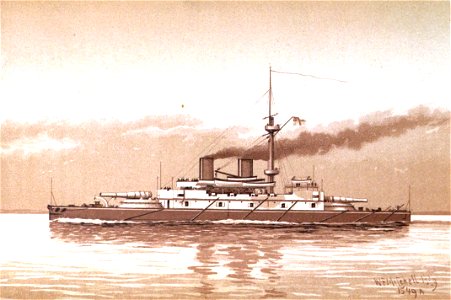 HMS Benbow - Brassey's Naval Annual 1888-9
