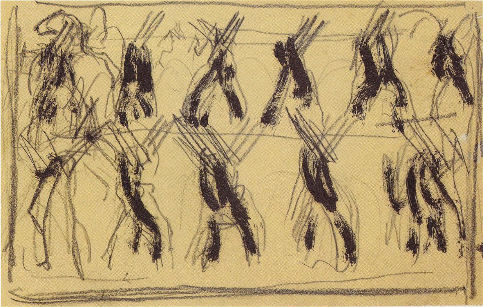Hodler - Ausziehende Soldaten