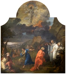 Hogarth - The Altarpiece of St Mary Redcliffe The Ascension (triptych, centre panel), 1755–1756, K2429