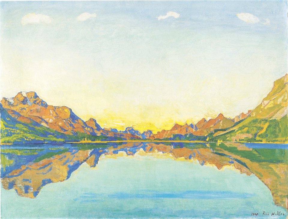 Hodler - Der Silvaplanersee im Herbst - 1907