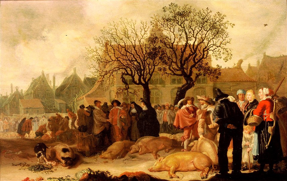Hog Market by Sybrand van Beest Mauritshuis 541