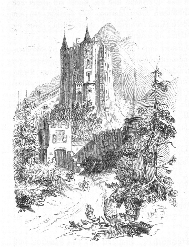 Hohenschwangau Illustration Stumpf 1852