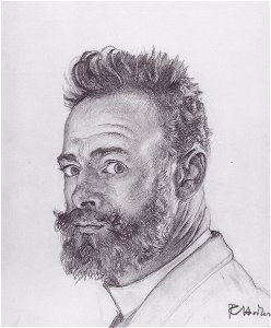 Hodler - Pariser Selbstbildnis - 1091