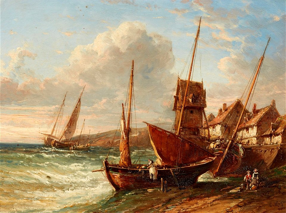 Charles Hoguet - An der Bretonischen Küste