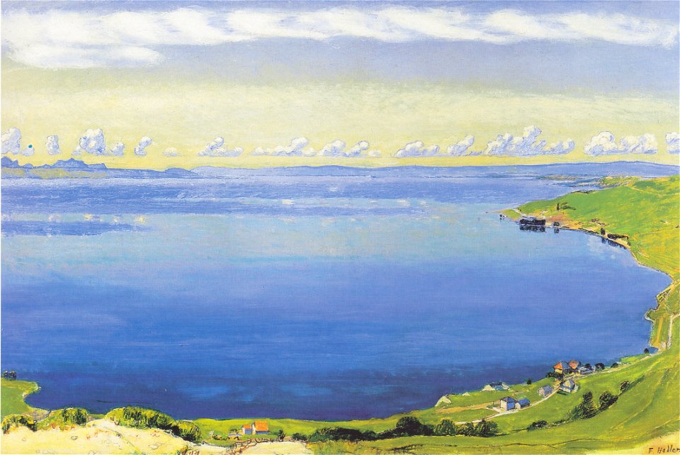 Hodler - Genfersee von Chexbres aus - 1904