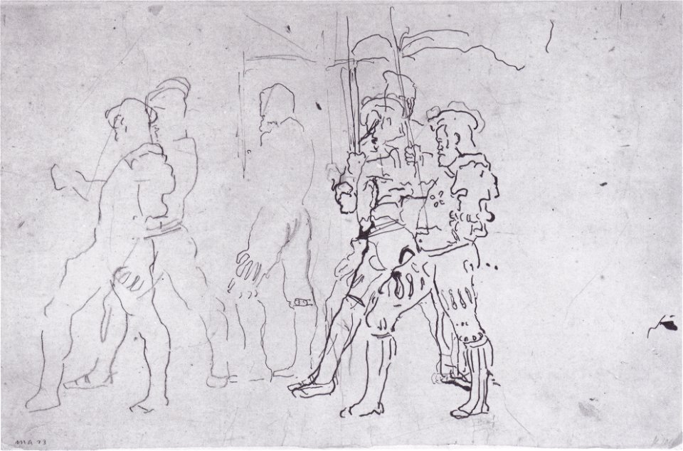 Hodler - Nach links schreitender Krieger - ca1899