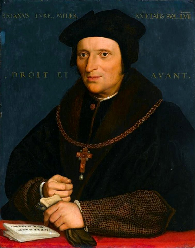 Hans Holbein (II) - Portrait of Sir Bryan Tuke (Norton Simon Museum)