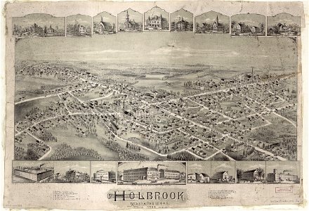 Holbrook, Massachusetts, 1892 - incorporated Feb. 29, 1872. LOC 2008624339