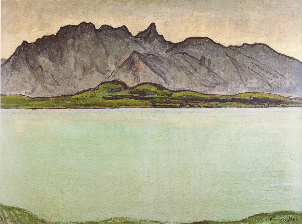 Hodler - Thunersee mit Stockhornkette - 1910-11