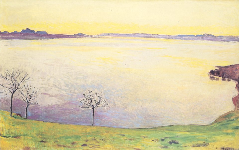 Hodler - Genfersee von Chexbres aus - 1911