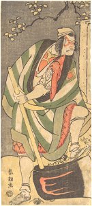Hokusai (1791) Ichikawa Ebizō as the Saint Monkaku Disguised as a Bandit