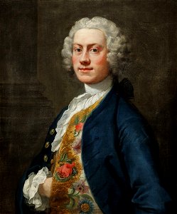 Hogarth - Portrait of Honorable John Hamilton, c. 1740