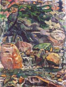 Hodler - Bergbach bei Beatenberg - 1910