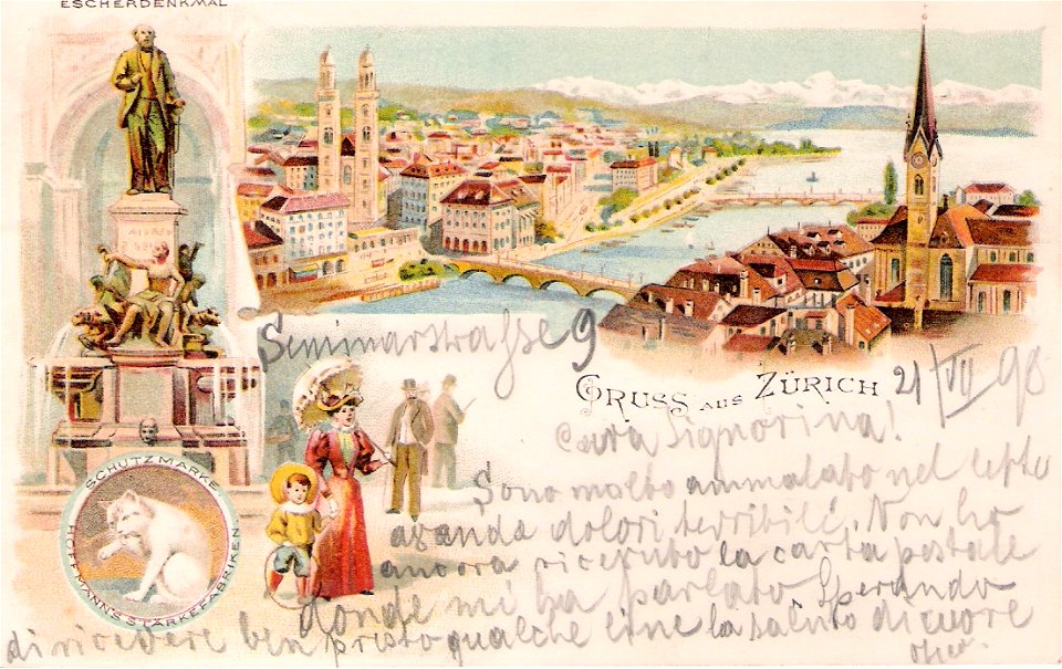 Hoffmanns Stärkefabriken - Postkarte Zürich 02