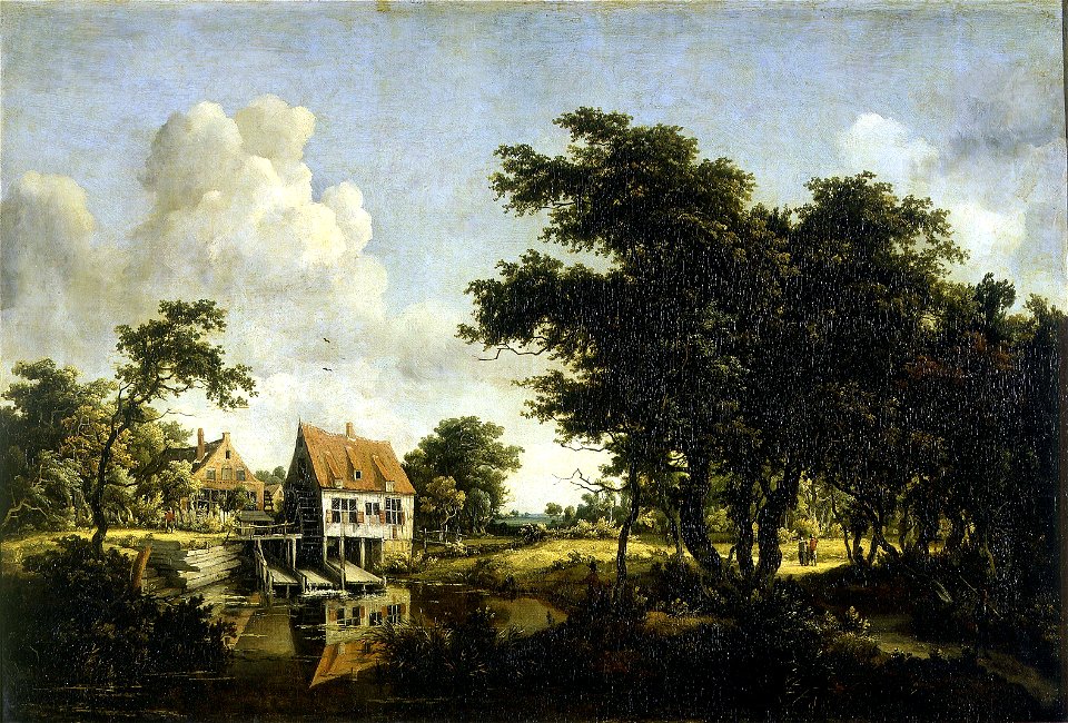 Meindert Hobbema - The mills (Petit Palais)