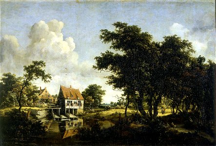 Meindert Hobbema - The mills (Petit Palais)