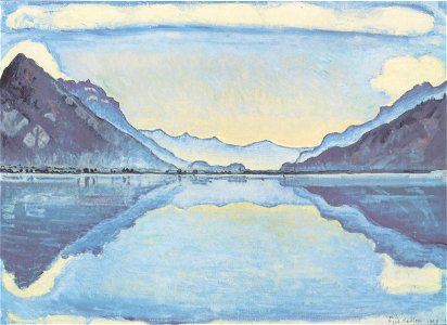 Hodler - Thunersee mit symmetrischer Spiegelung - 1909