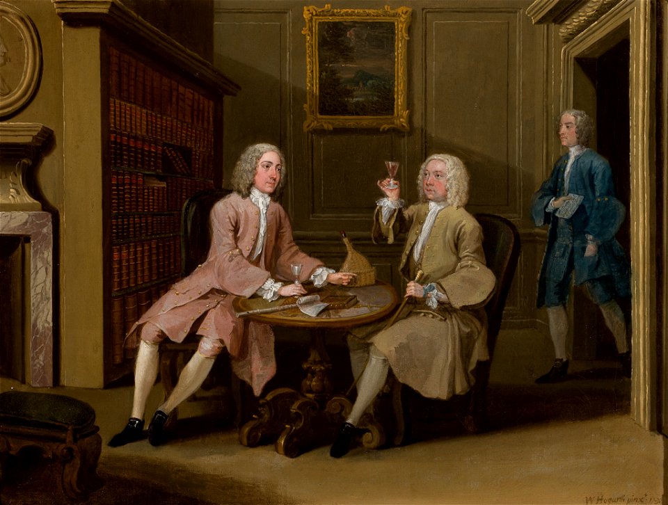 Dudley Woodbridge in His Chambers by William Hogarth, 1730