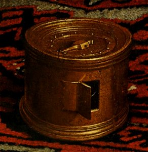 Holbein Hans d.J. — Kaufmann Georg Gisze — Uhr