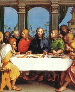The Last Supper, by Hans Holbein the Younger. Free illustration for personal and commercial use.