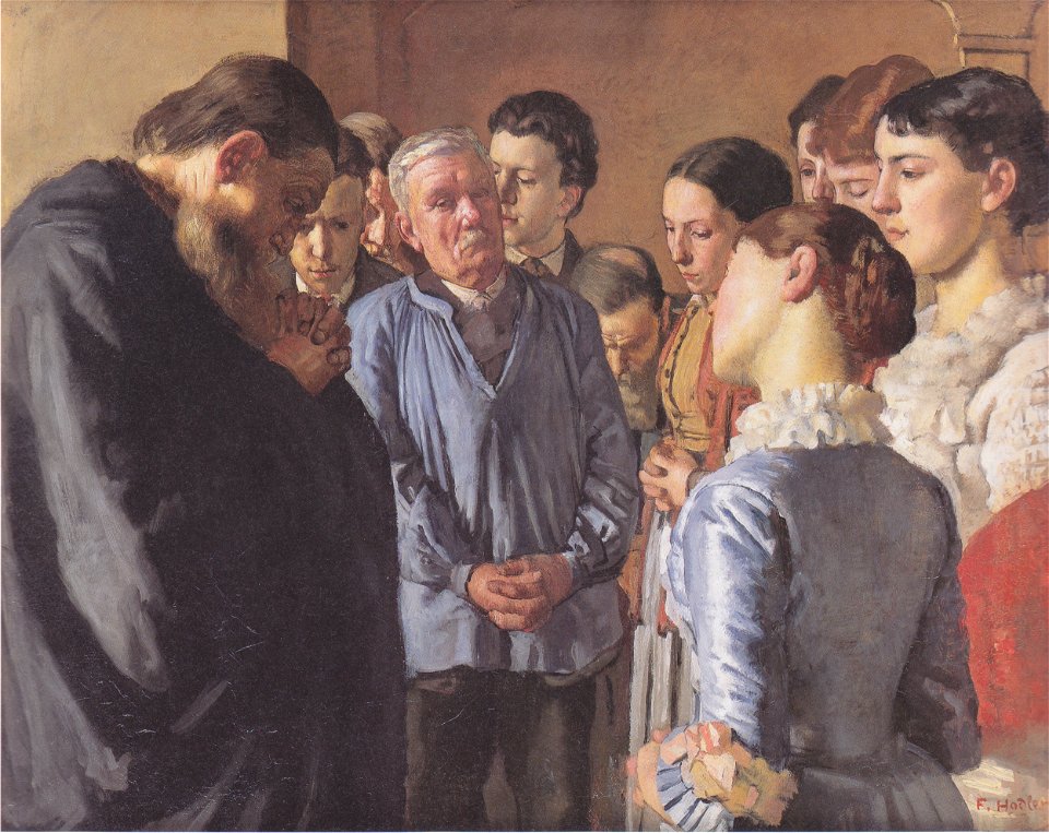 Hodler - Die Andacht - 1882
