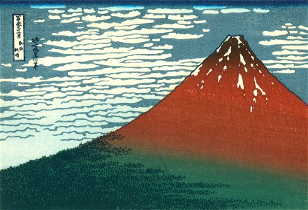 Hokusai33 red-fuji