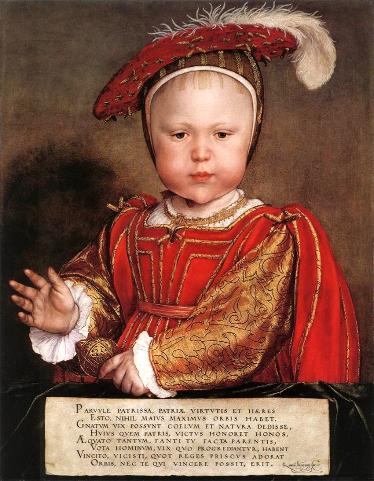Hans Holbein d. J. - Portrait of Edward, Prince of Wales - WGA11563