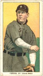 Hobe Ferris, St. Louis Browns, baseball card portrait LCCN2008676621