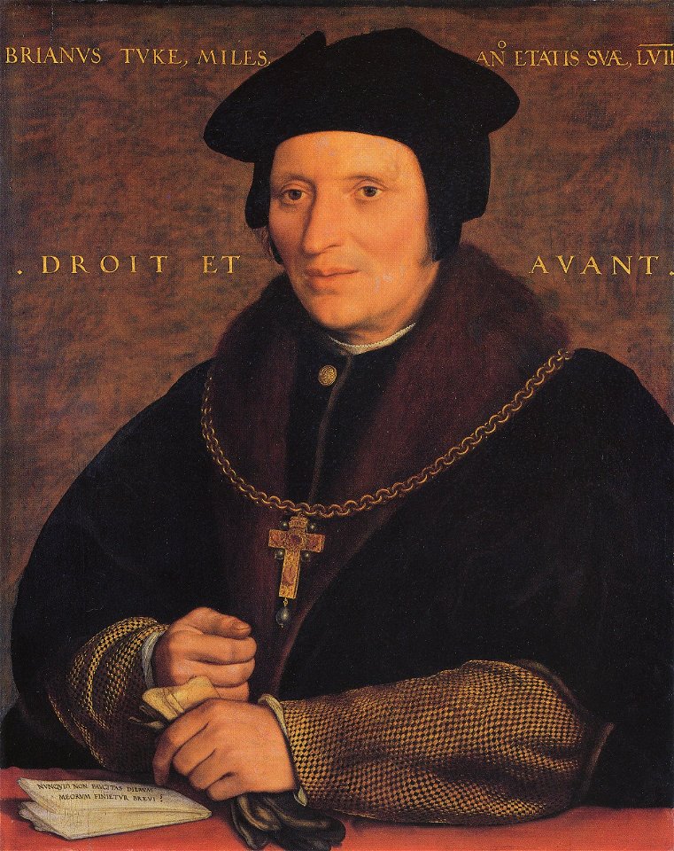 Brian Tuke, by Hans Holbein the Younger
