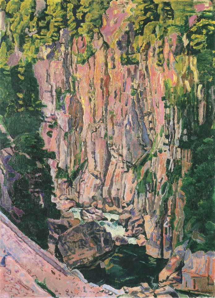 Hodler - Aareschlucht - 1907