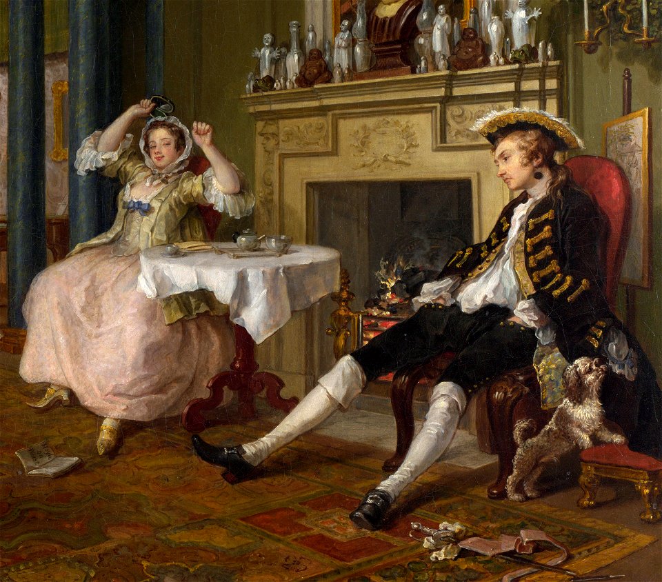 Hogarth Marriage No2 Detail