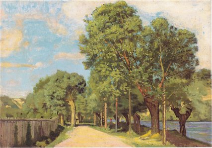 Hodler - Landschaft an der Jonction bei Genf - 1878
