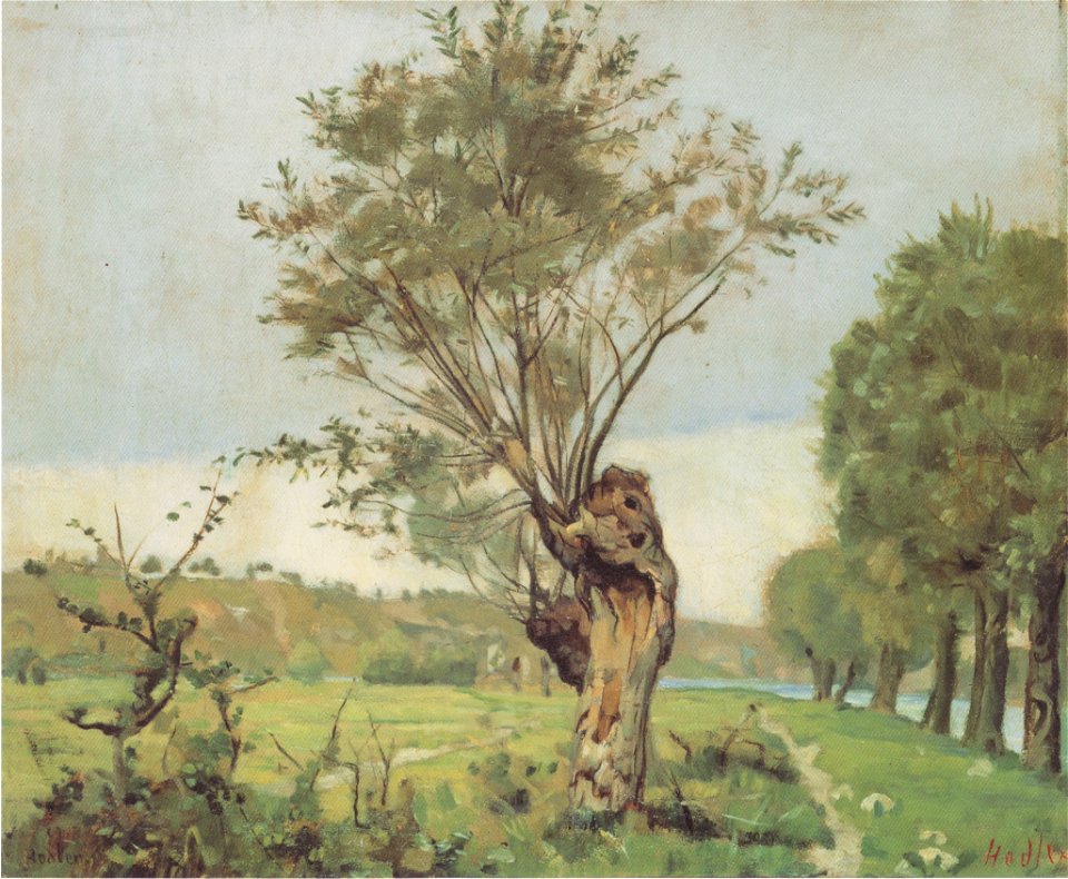 Hodler - Weiden an der Jonction bei Genf - 1878