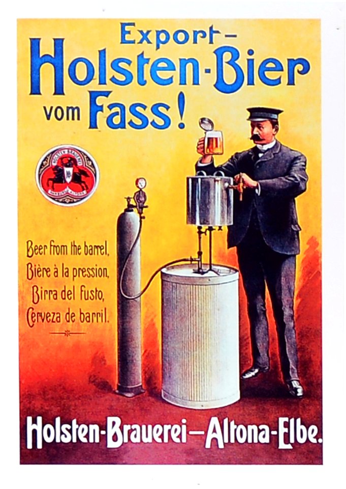 Holsten Brauerei – Werbetafel 1880 01