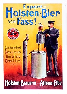 Holsten Brauerei – Werbetafel 1880 01