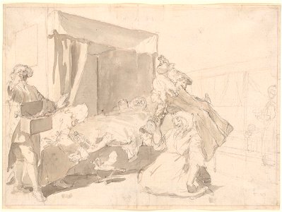 Hogarth - Operation Scene in a Hospital, III, 35