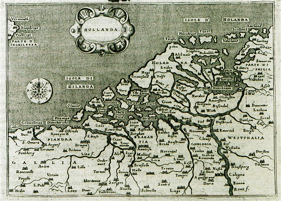 Hollanda - Porcacchi Tomaso - 1620
