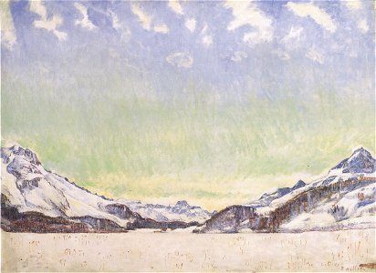 Hodler - Schnee im Engadin - 1907