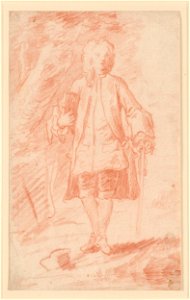 Hogarth - Study for a Full-length Portrait of a Young Man, III, 30