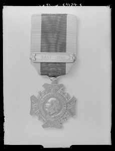 Holländsk krigsförtjänstmedalj Bali 1849 - Livrustkammaren - 70704